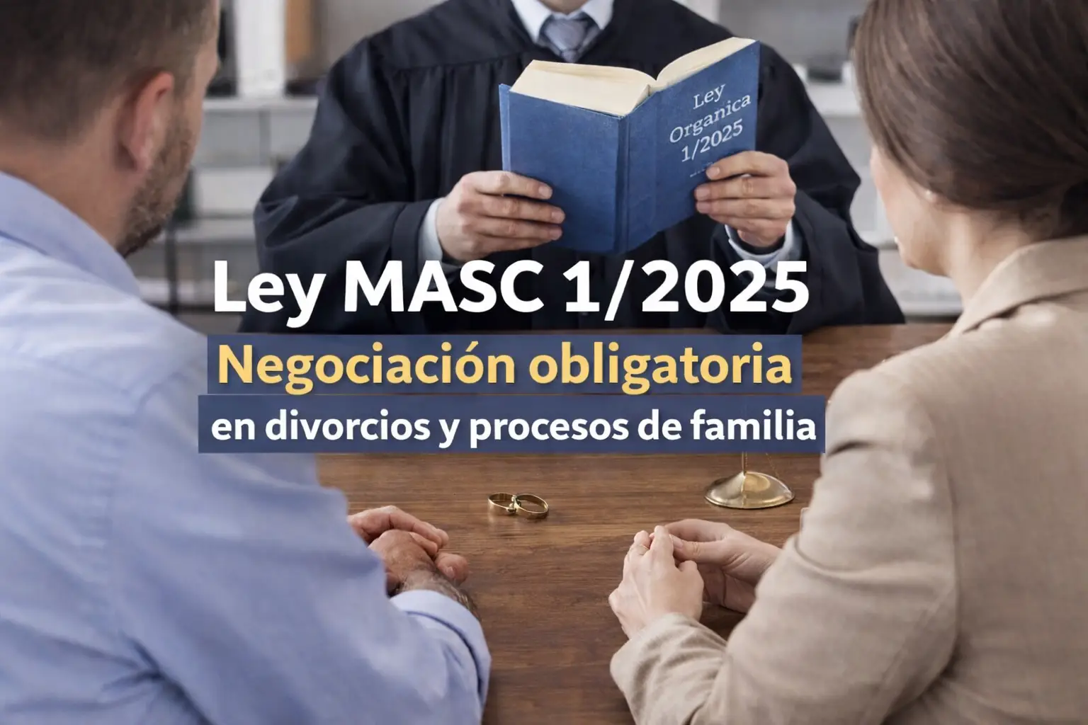 Ley MASC 1/2025 en procesos de familia